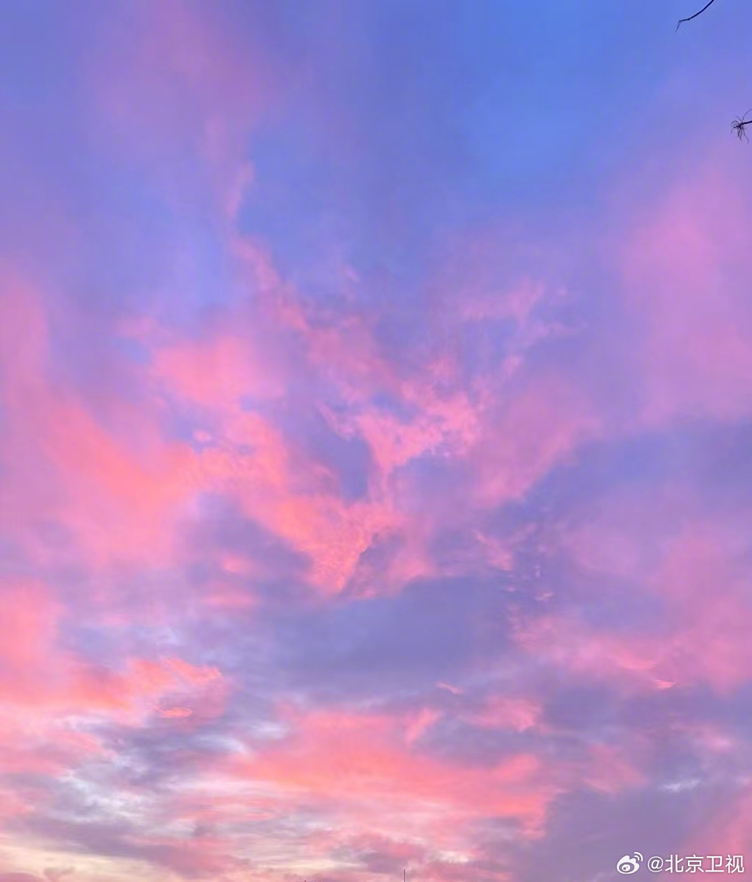 北京七夕\"玫瑰海\"晚霞！北京七夕玫瑰海晚霞，梦幻般的浪漫邂逅